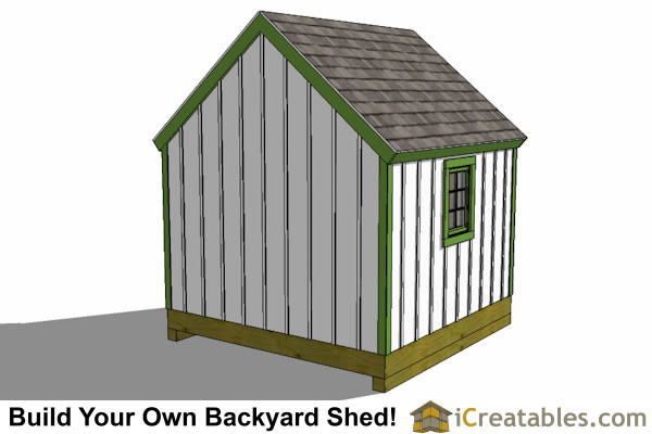 10x10 Cape Cod Shed Plans | Cape Cod Storage Shed Plans | iCreatables