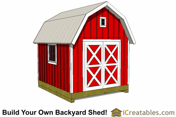 Barn Shed Plans - Gambrel Shed Plans