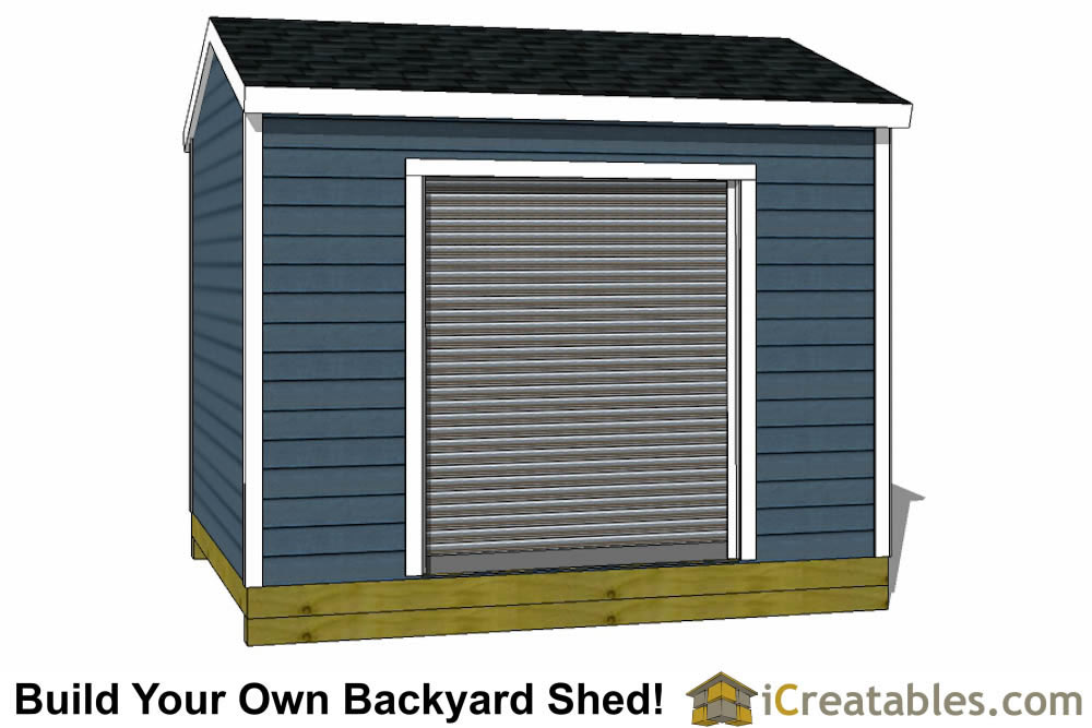 10x12 Shed With Roll Up Door. Cedarburg Wi 10x15 Barn With 