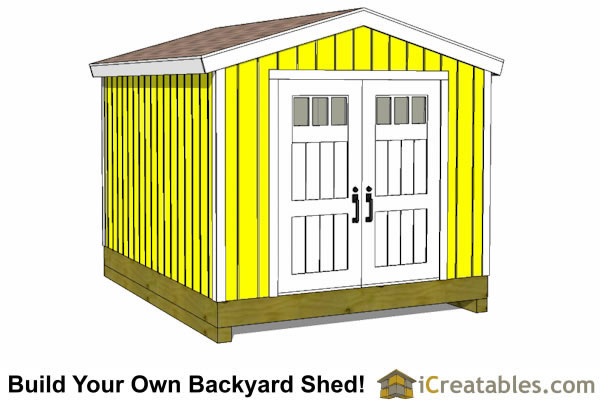 10x12 Shed Plans - Building Your Own Storage Shed - iCreatables