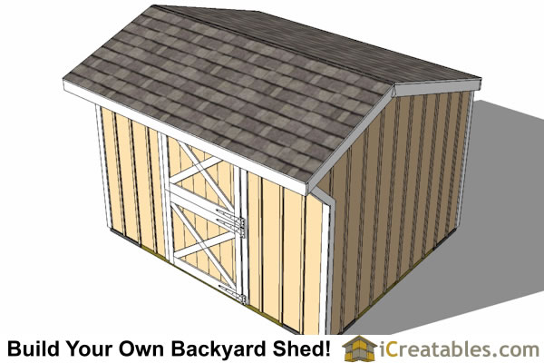 10x12 & 8x10 wood shed free installation seneca