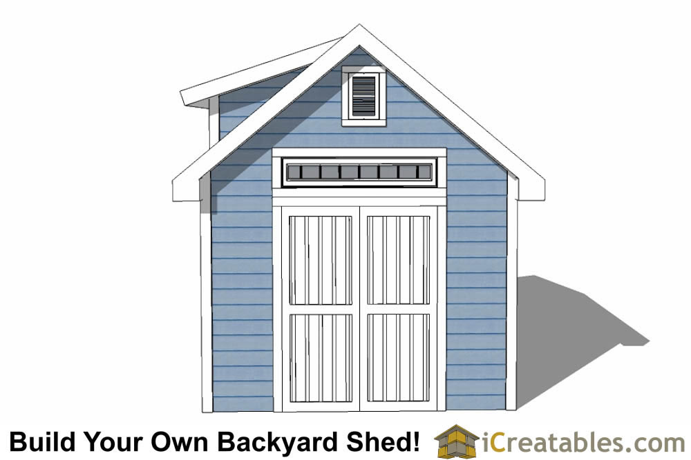 10x12 shed plans with dormer icreatables.com