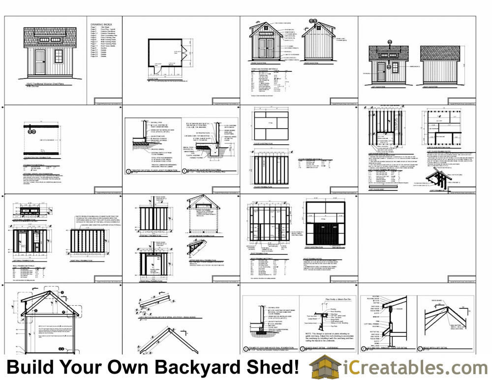 10x12 shed plans with dormer icreatables.com