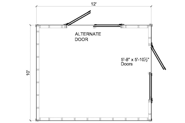 10x12 Shed Plans | Gable Shed | Storage Shed Plans | icreatables