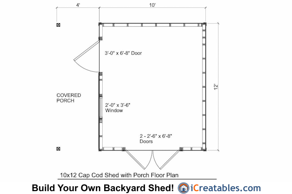 10x12 shed plans with porch cape cod shed new england