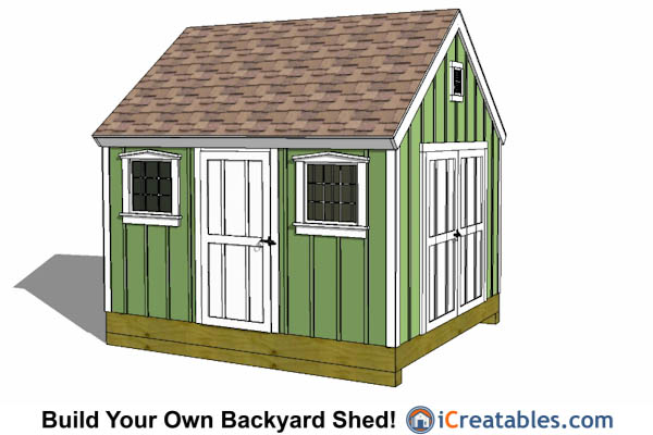 Storage Shed Plans 10X12