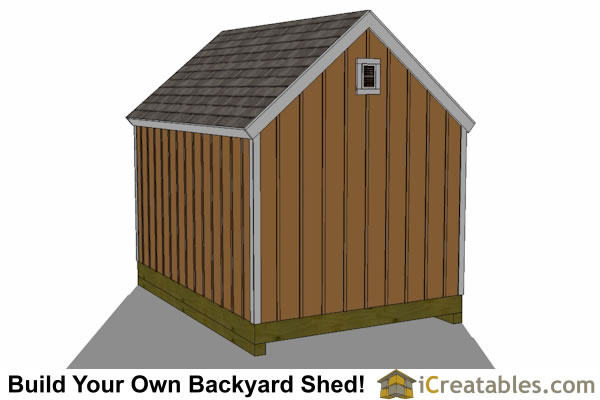 10x14 Colonial Shed Plans | Icreatables SHEDS