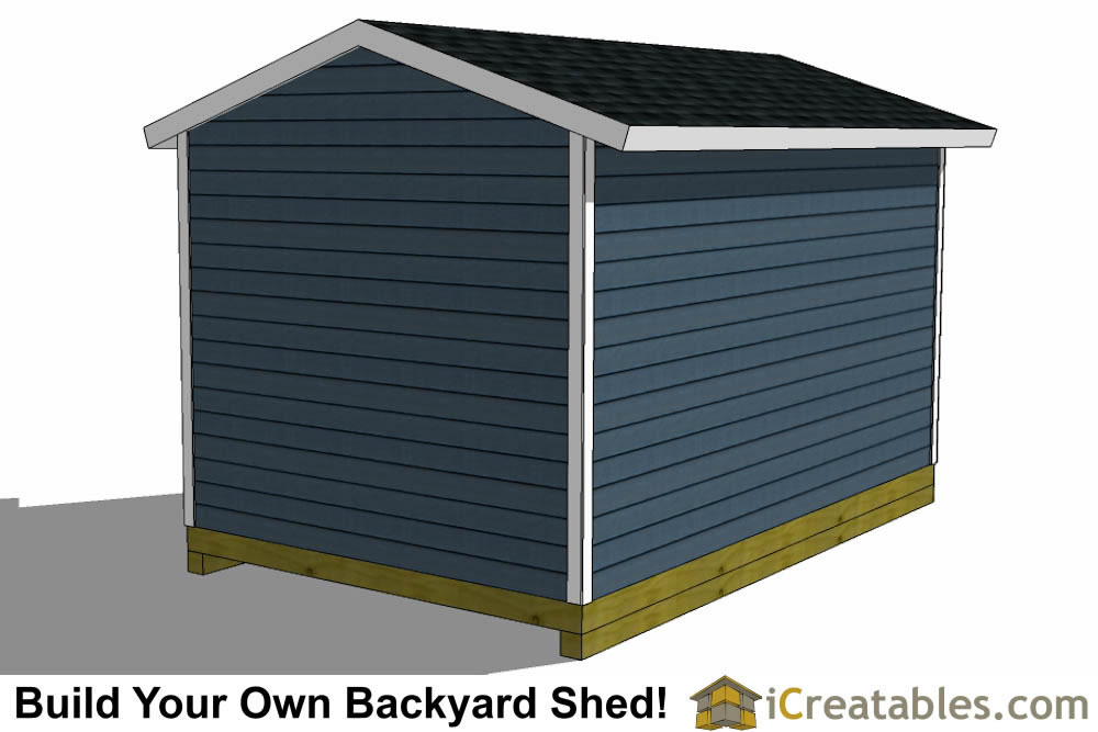 10x14 shed plans with garage door icreatables