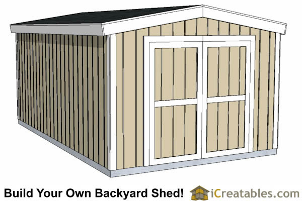 Storage sheds under 6 feet tall