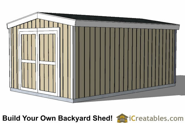 10x12 barn shed plans - construct101