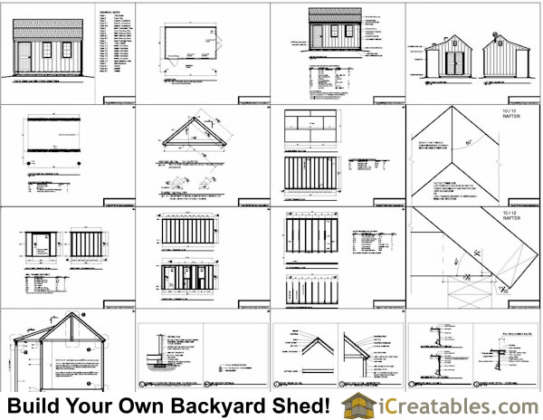 10x16 Cape Cod Shed Plans With Porch