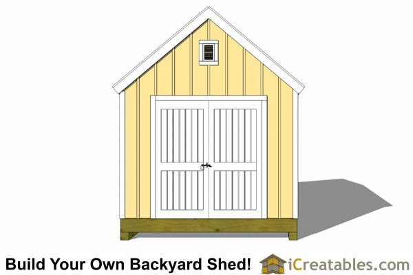 10x16 Colonial Shed Plans | Icreatables SHEDS