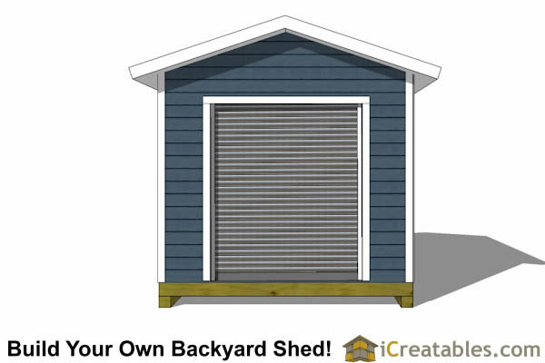 10x16 Shed Plans With Garage Door | icreatables