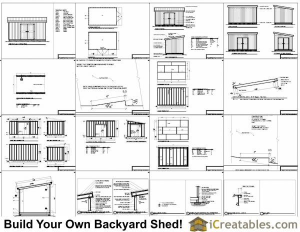 10x16 lean to shed plans, free woodworking plans kitchen 