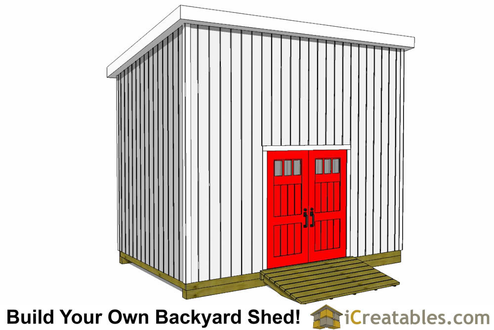 10x16 Lean To Shed Plans With Loft