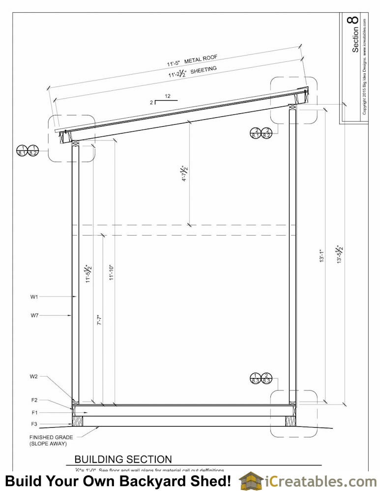 10x16 Lean To Shed Plans With Loft