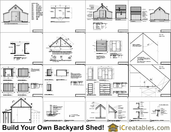 10x18 barn shed plans