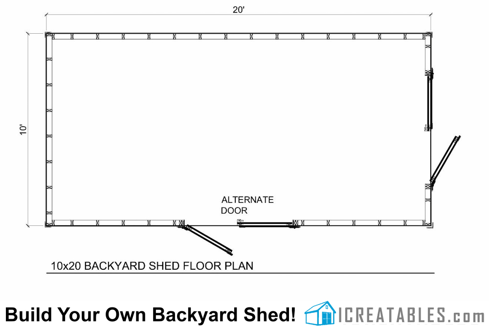 10x20 backyard shed plans storage shed plans icreatables