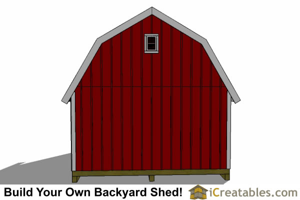 10x20 Gambrel Shed Plans 10x10 barn shed plans