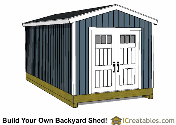10x20 backyard shed plans