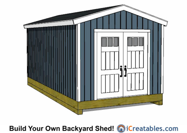 10x20 backyard shed