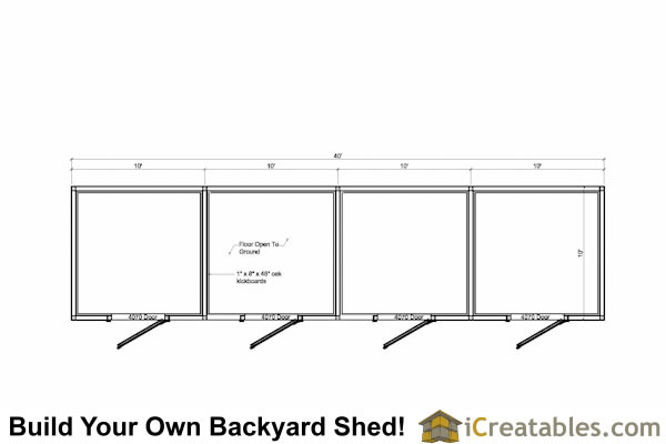 4 Stall Horse Barn Plans | 4 horse barn plans