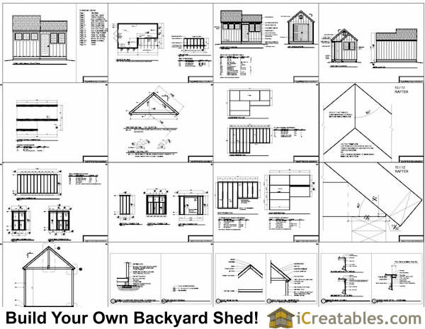 foot tall shed plans