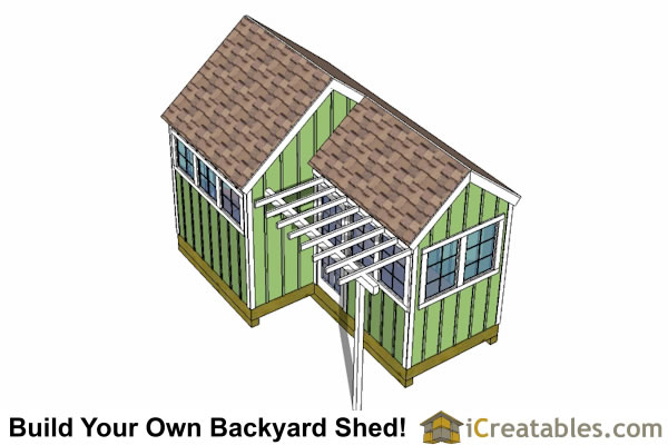 10x8-6x8 Garden Shed Plans