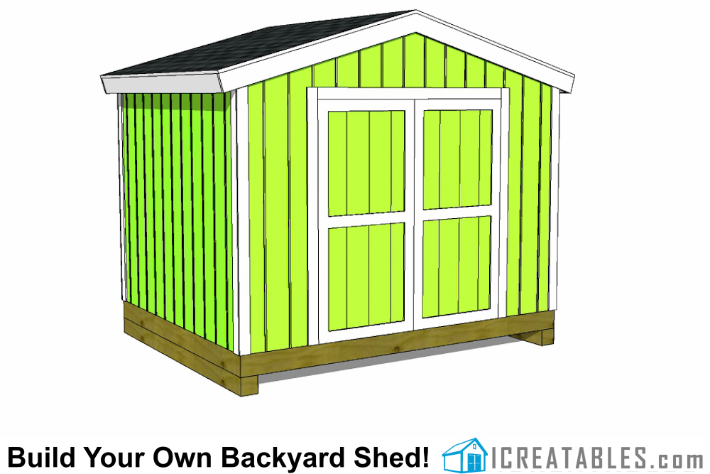 10x8 shed plans