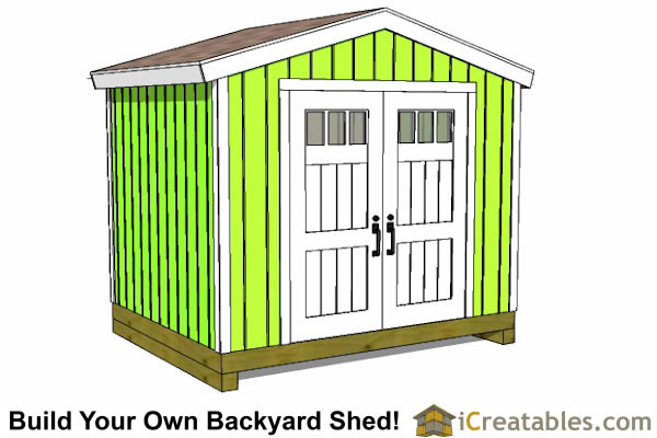 8x10 Shed Plans - DIY Storage Shed Plans - Building a Shed