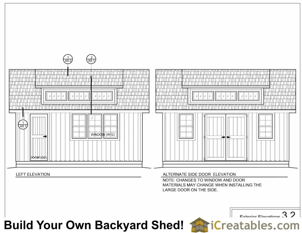 12x18 Shed Plans With Dormer iCreatables.com