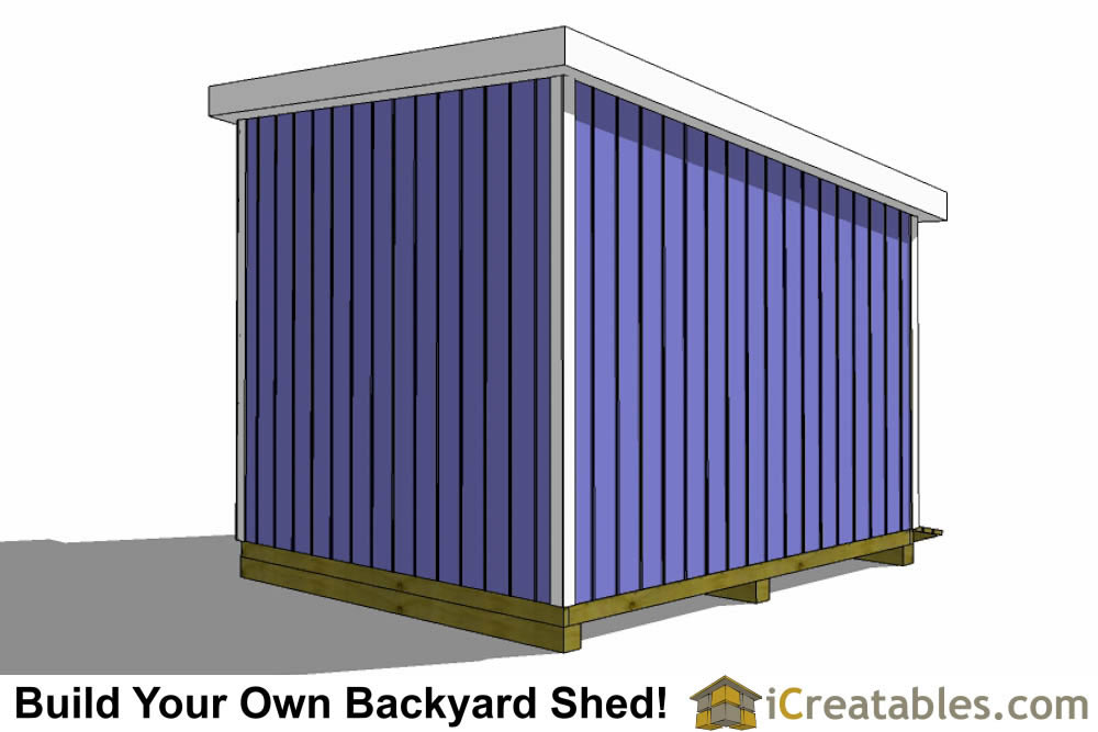 12x10 lean to shed plans icreatables.com