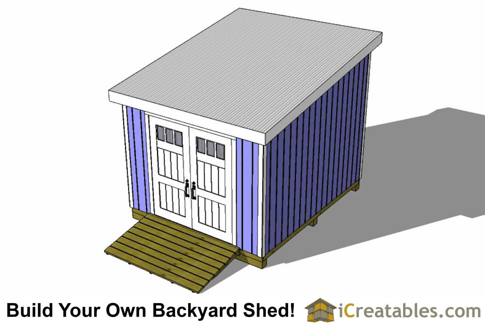 12x10 lean to shed plans icreatables.com