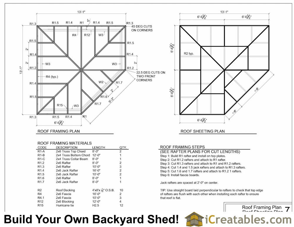 corner shed roof design the expert