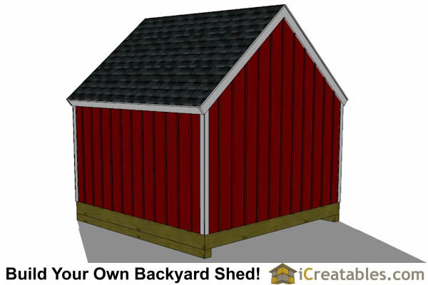 12x12 cape cod garden style shed plans