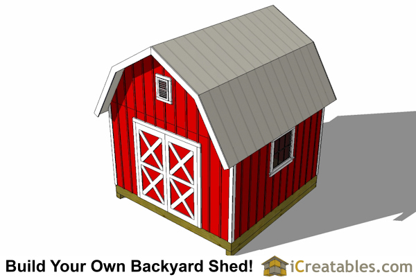 12x12 gambrel shed plans 12x12 barn shed plans