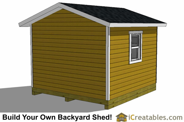 12x12 Shed With Garage Door Shed Plans