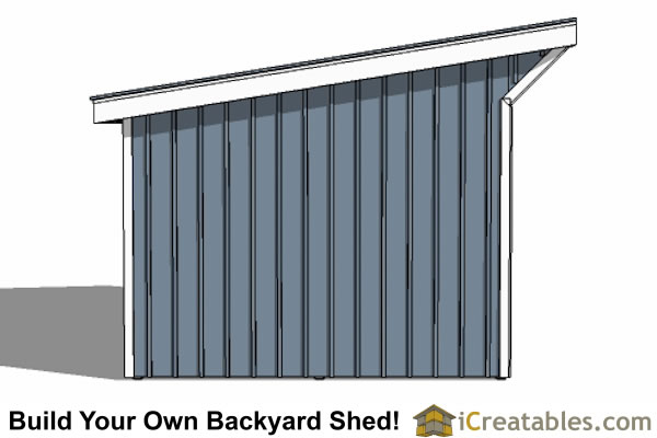 Post and Beam Construction - Our run in shed uses common post and beam 