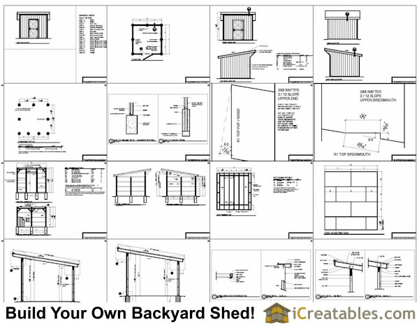 12x12 Horse Barn Plans | One Stall Horse Barn Plans