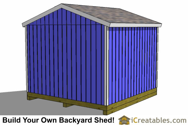 12x12 Shed Plans Gable Shed Storage Shed Plans