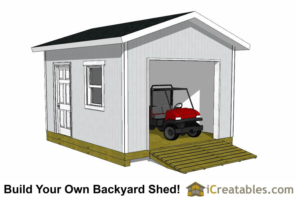 12x14 studio shed plans