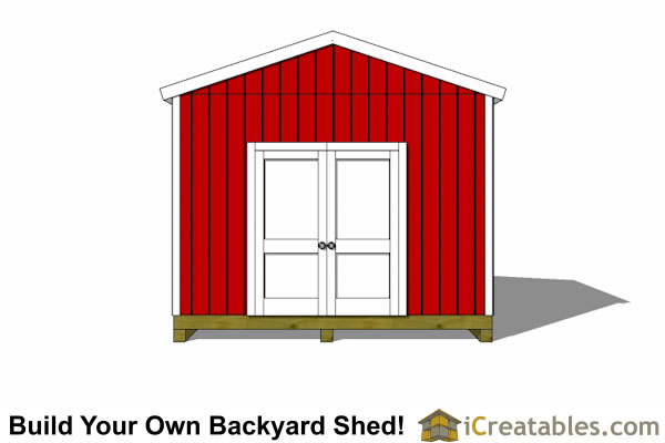 12x14 Shed Plans Gable Shed Storage Shed Plasn 