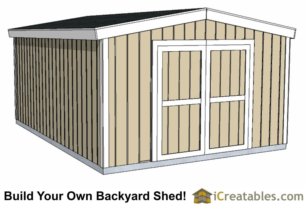 12x16 short shed plans 8' 4