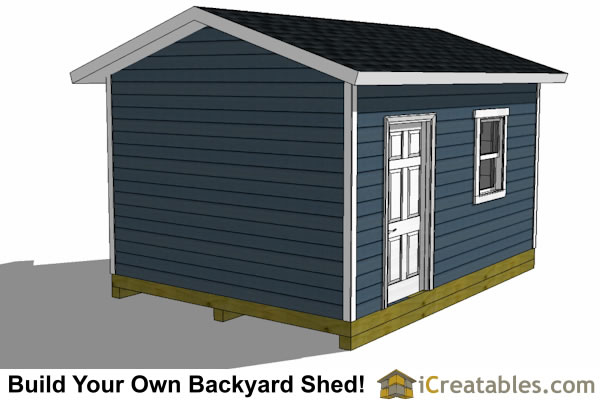 12x16 shed plans with garage door icreatables