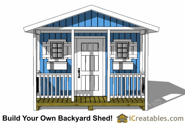 12x20 cape cod shed with porch plans icreatables