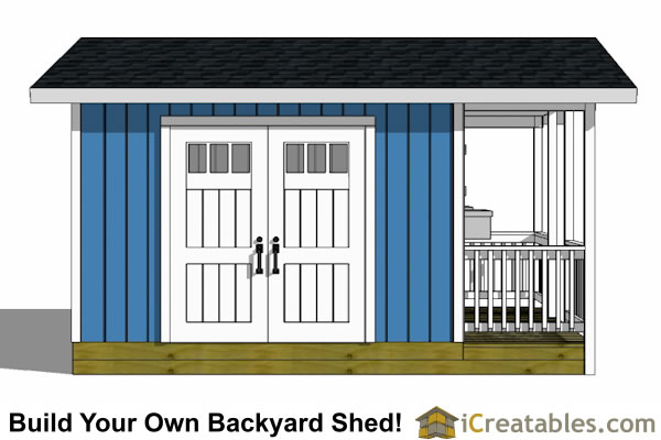 12x20 Shed With Porch icreatables