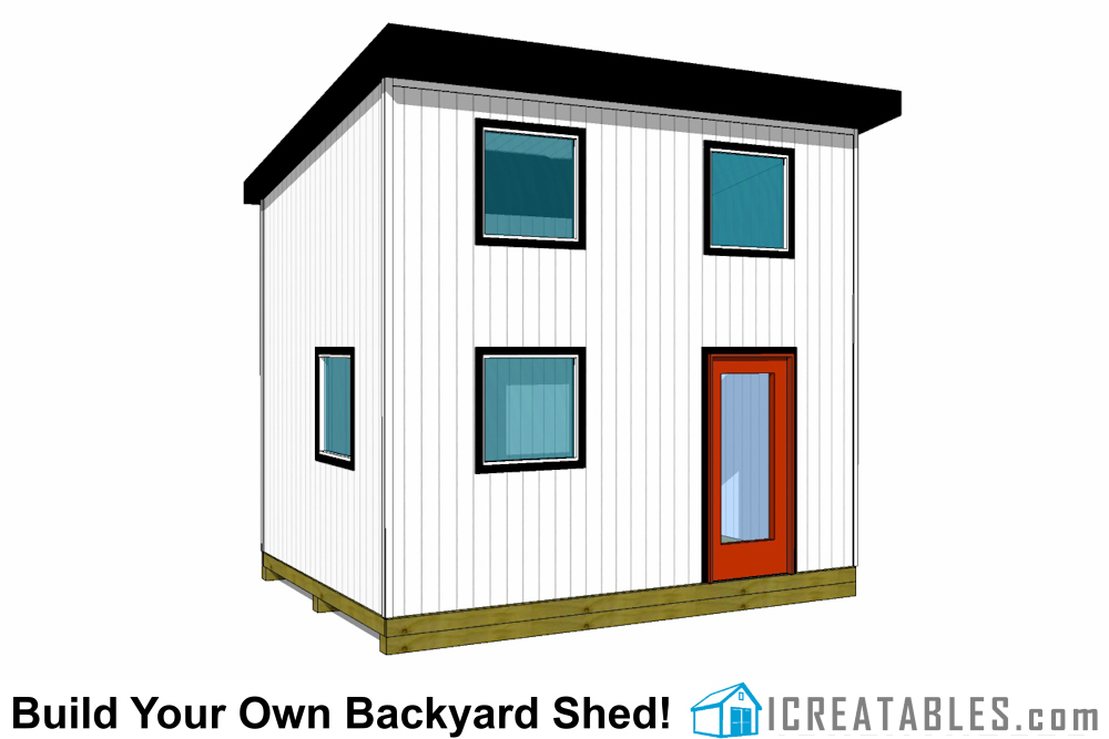 12x16 Lean To Shed Plans With Loft