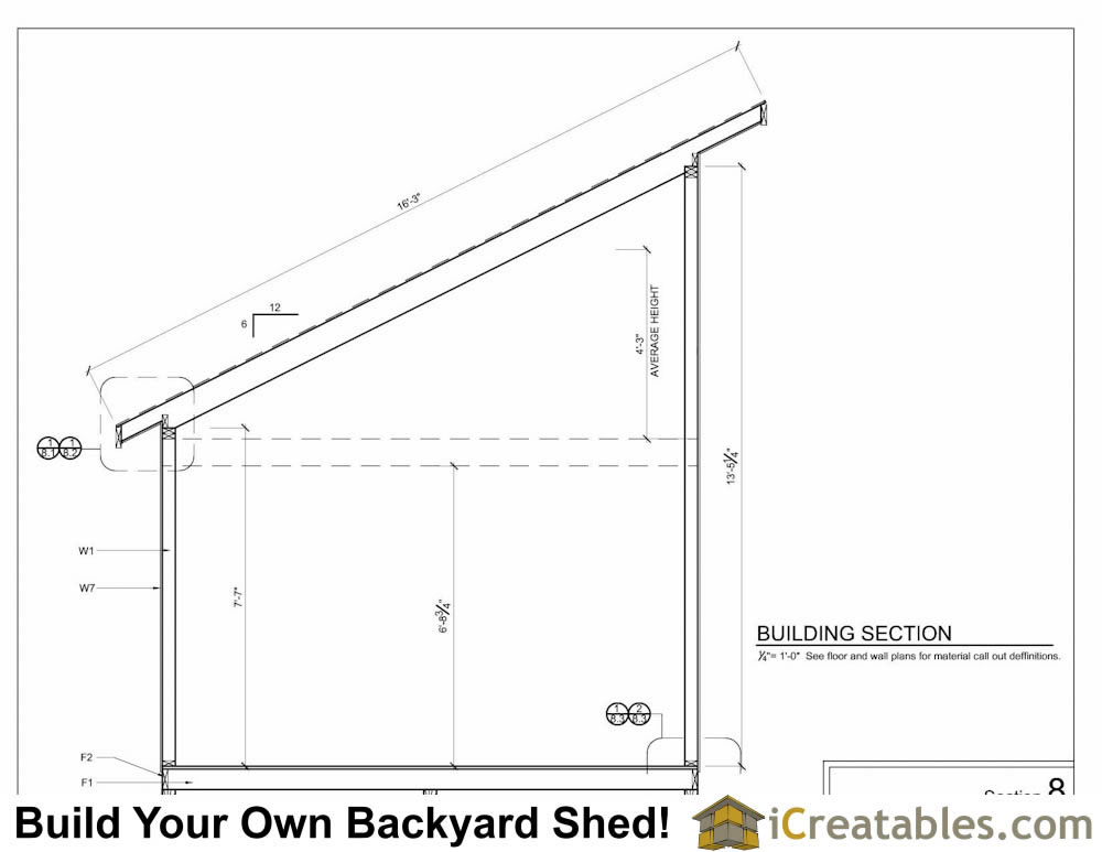 12x16 Lean To With Loft Shed Plans