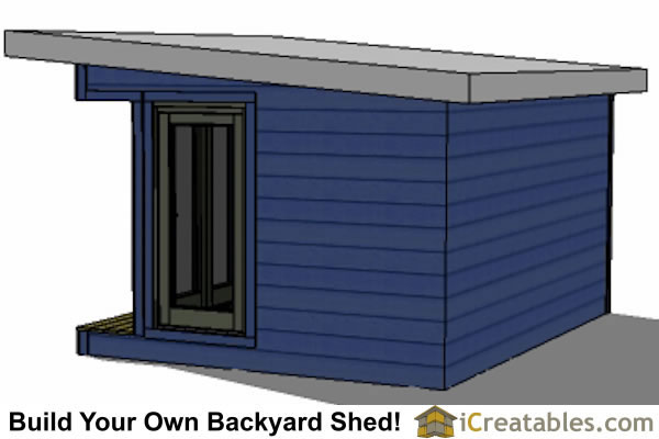 12x16 Modern Shed Plans | Build Your Backyard Office Space!