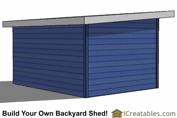 12x16 Modern Shed Plans | Build Your Backyard Office Space!